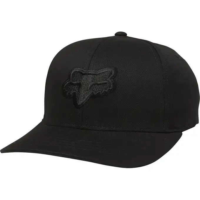 CZAPKA Z DASZKIEM FOX JUNIOR LEGACY FLEXFIT BLACK - Wybierz rozmiar: YOS