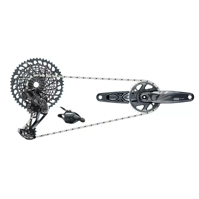 パーツ SRAM GX Eagle, DUB, T-Type, 34T, 170mm SRAM GX EAGLE DUB クランクセット 170mm 175mm 34T 32T MTB