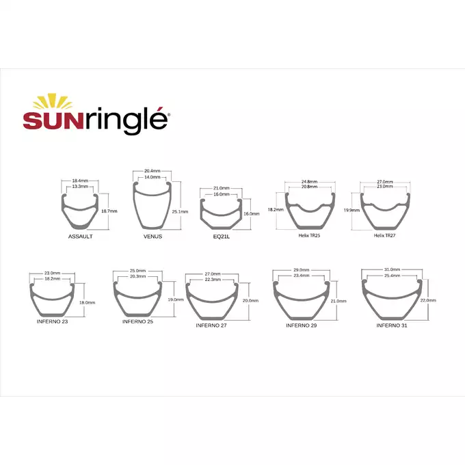 Obręcz SUN RINGLE Inferno 23 29" - Sklep rowerowy GoRide