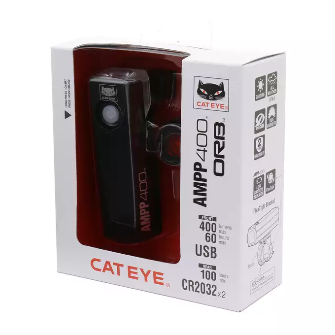 CATEYE HL-EL084RC TL-LD800R AMPP400/VIZ150 COMBO BLACK